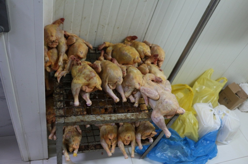 INTERPOL Operation Opson - Meat kept in substandard conditions was discovered in Albania.